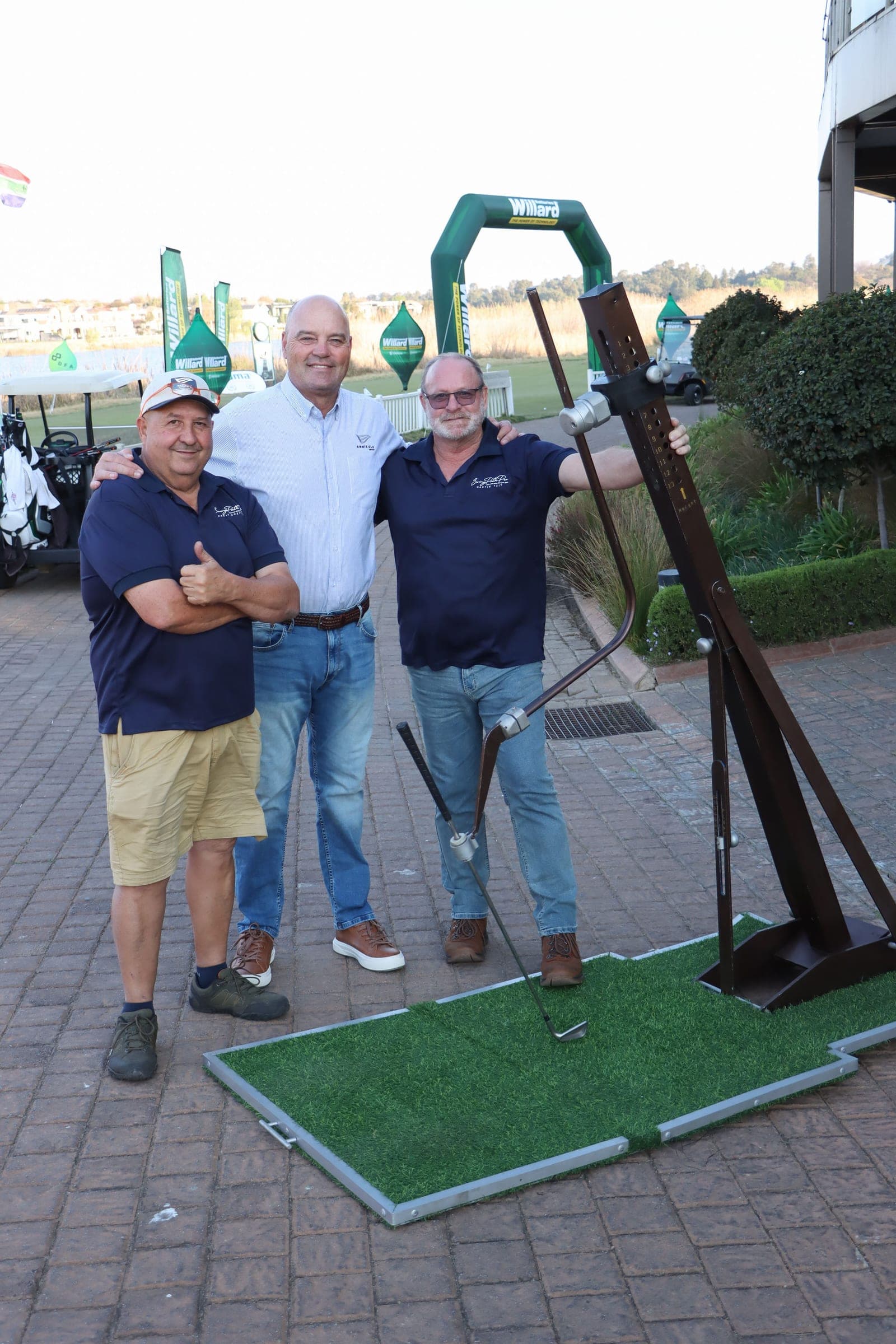 Ernie Els Charities SA banner at Ebotse Links